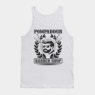 Pompadour Baber Shop Style 76 Tank Top